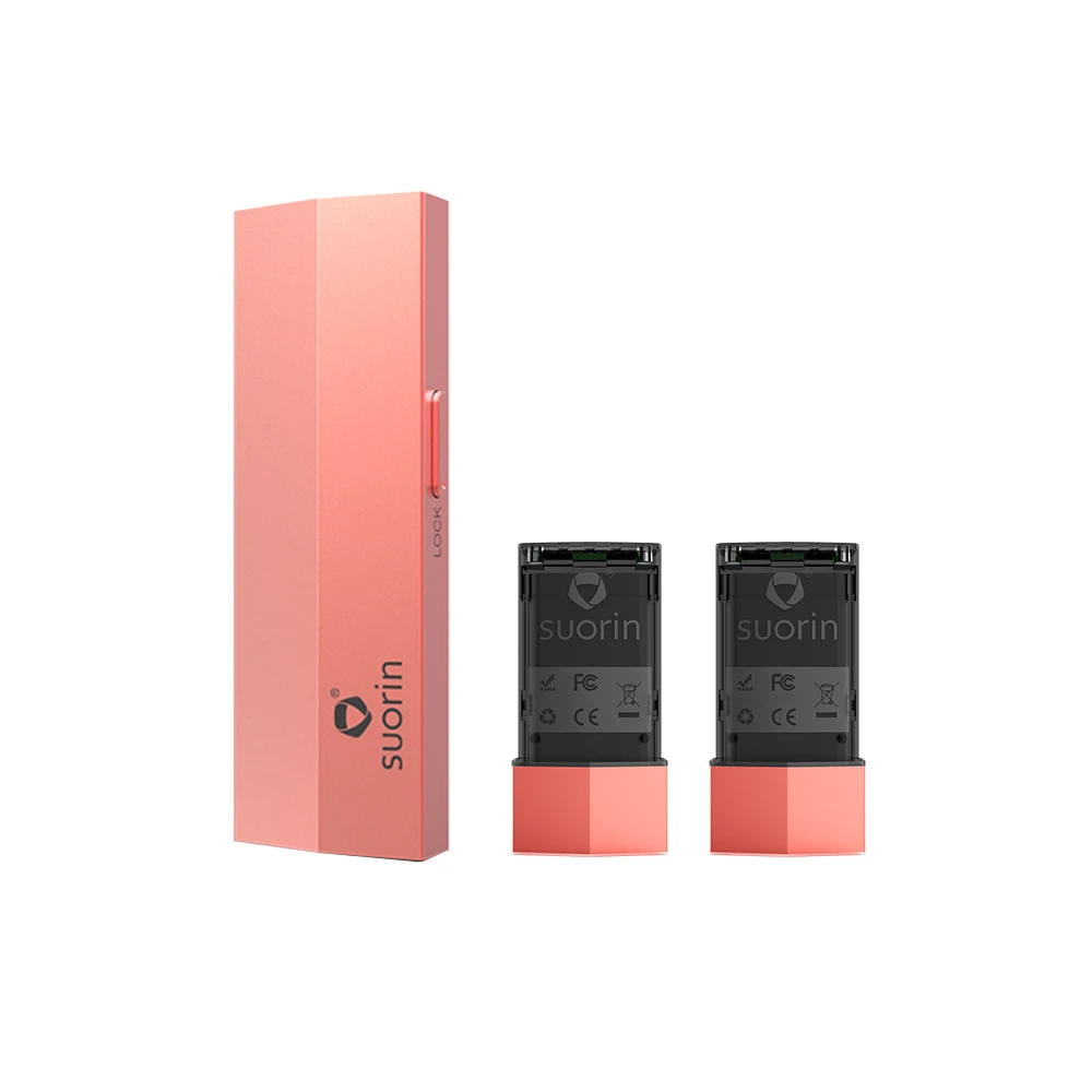 Pink Battery Case Набор Suorin Edge Pod Vape с аккумулятором 2 шт 230 мАч и системой Suorin Edge Pod 2 шт электронная сигарета против Suorin Air/Drag Nano - Цвет: Pink Battery Case