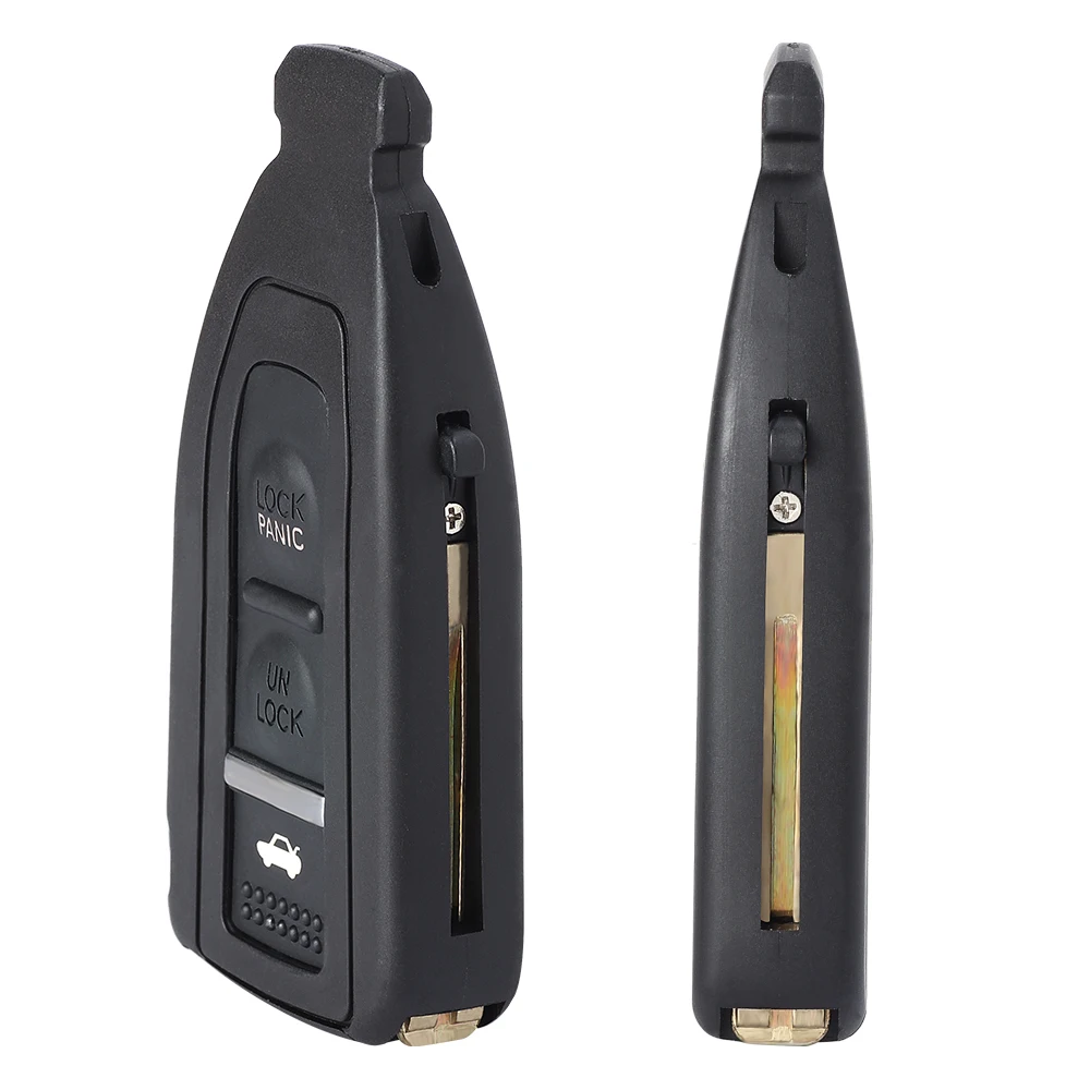DIYKEY Smart Proximity Remote Car Key Shell Case Housing 3 Button for Lexus LS430 2002 2003 2004 2005 2006 Fob HYQ12BZE key case car key shell