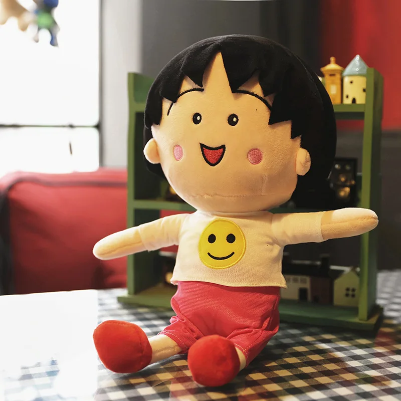 40 80 см Φ Chibi Maruko chan мягкая плюшевая игрушка кукла японский мультяшный персонаж