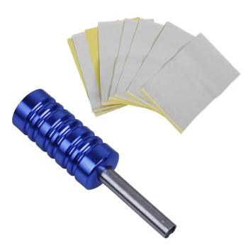 

ABVP Set 10 Sheets Tattoo Carbon Transfer Copier Paper A4 & 1Pc Chromatic Colors Aluminum Alloy Tattoo Machine Grips