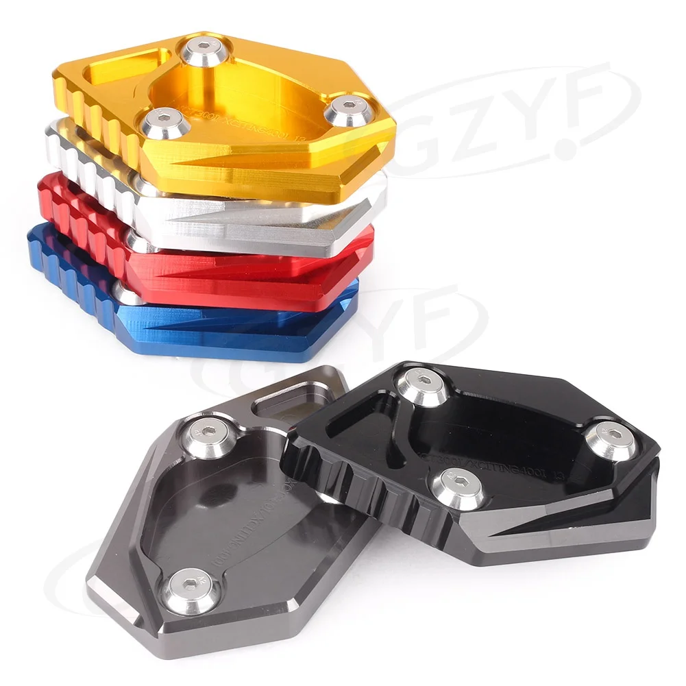 Накладка подножки удлинитель подножка боковая подставка увеличение PlateFor KYMCO 2011- KXCT300i& 2012- XCITING400i&- XCITING400