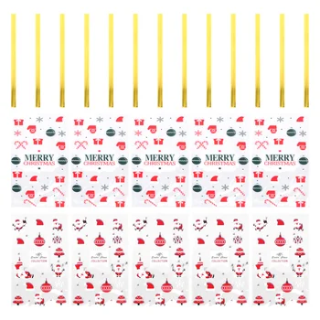 

1 Set 100pcs Candy Bags Practical Decorative Adorable Creative Cute DIY Chic Gift Bags Candy Bags for Party Gift Candy Christmas