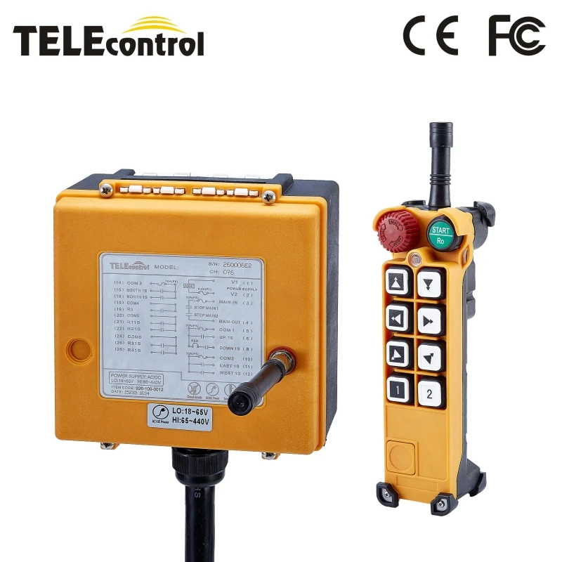 

Industrial Remote Controller Switches F26-A3 Hoist Crane Control Lift Crane 1 transmitter 1 receiver
