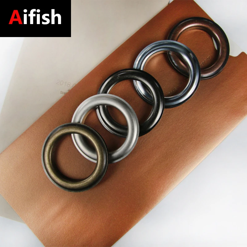 Wholesal Sales Silver Metal Rings For Curtain Grommet Top Room Decor Hanging Eyelets Accessories Assembled Press Ojal 6 | Дом и сад