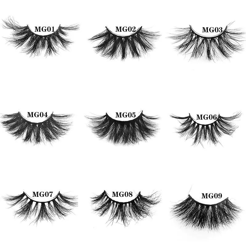 Eyelashes 3d mink lashes curly fluffy crisscross eyelashes MG Series invisible band false lash | Красота и здоровье