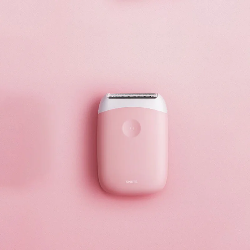 Xiaomi Mijia электрическая бритва для всего тела для мужчин и женщин перезаряжаемая бритва сухой влажный бритвенный станок триммер моющийся двойное лезвие - Цвет: Розовый