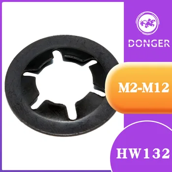 

50/100Pcs 65Mn M3 M4 M5 M6 M8 M10 Tooth Starlock Push On Locking Washers Speed Clips Quick Speed Locking Washers HW132
