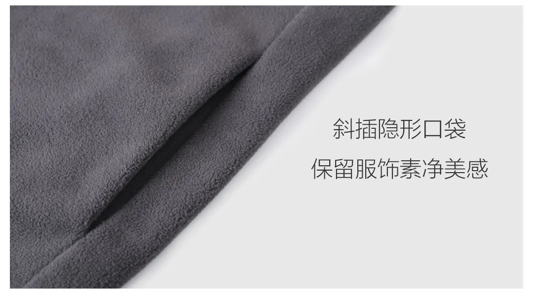 Xiaomi Mijia Shake флисовое Свободное пальто на молнии, мужское хлопковое пальто Smith