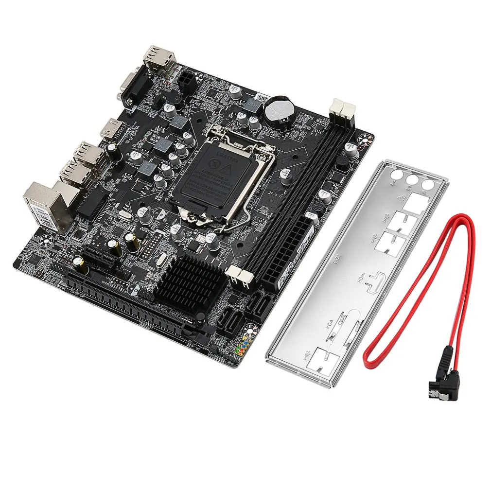 

H61 Desktop Mainboard LGA 1155 Motherboard USB2.0 DDR3 1600/1333 for Interface Upgrade Intel SATA2 Professional Motherboard