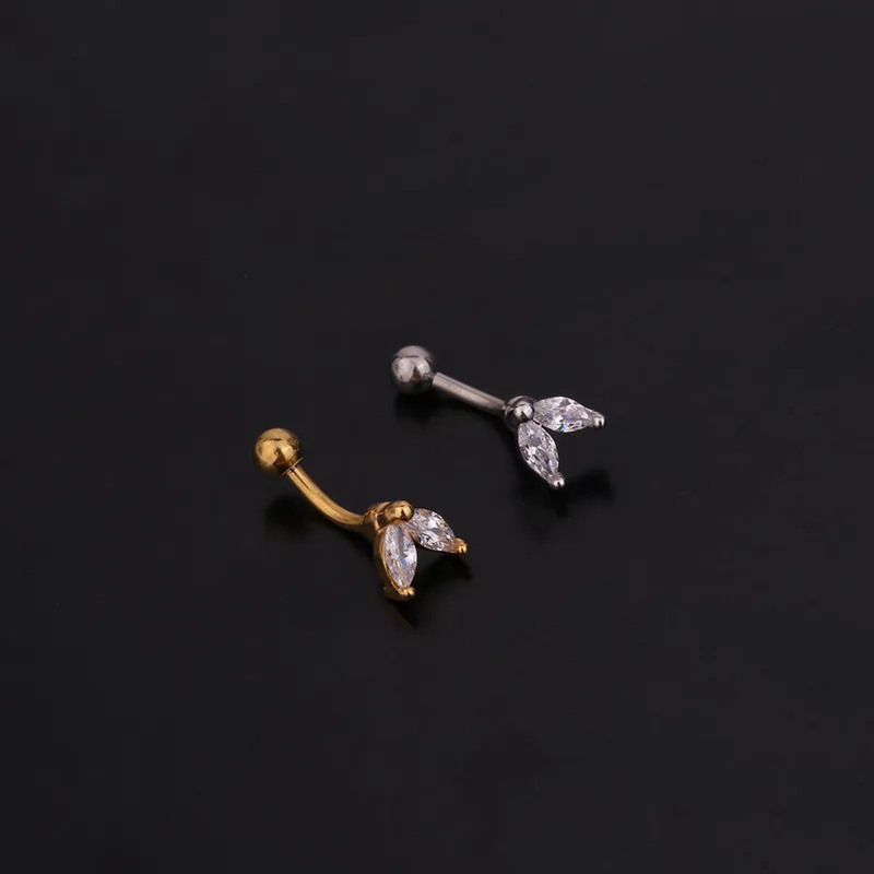 1Pc 1.6x8mm Eyebrow Daith Snug Ring Piercing Curved Barbell Tragus Forward Helix Piercings for Women Men Rook Earrings Piercing - Image 5