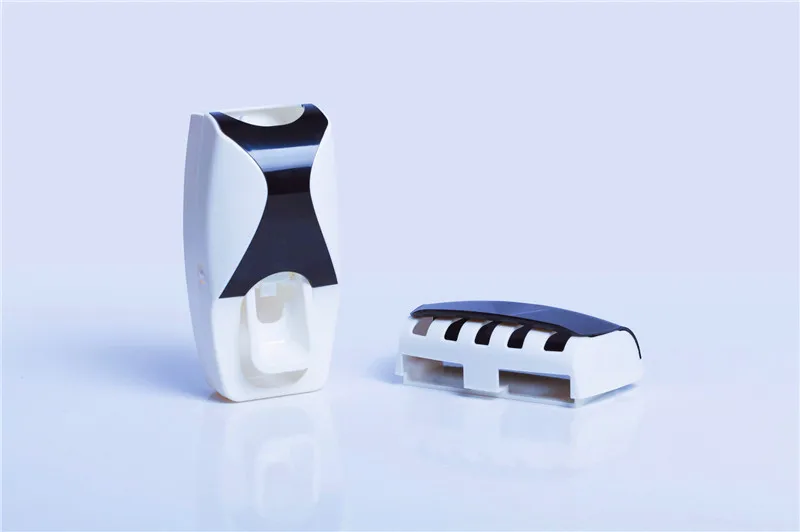 Yooap автоматический набор соковыжималок для зубной пасты держатель для зубной пасты дизайнерские вещи для ванной комнаты Аксессуары для ванной комнаты диспенсер для зубной пасты - Цвет: Черный