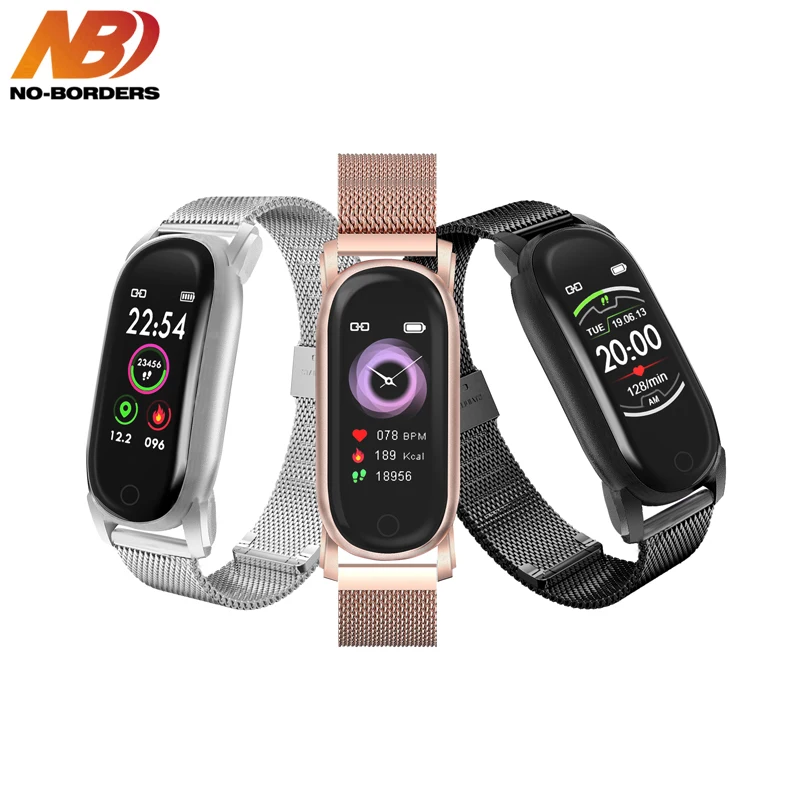 Temperature Smart Band Watch 2020 Women Men Smart Bracelet Fitness Tracker For Android IOS Smartband Top Luxury Wristband Wrist