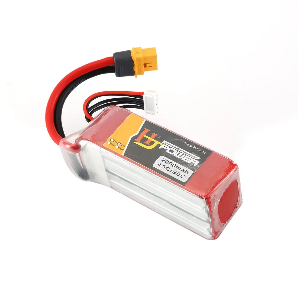 HJ 14,8 V 4S Lipo батарея XT60 вилка перезаряжаемая для RC гоночного дрона вертолет модель автомобиля лодки