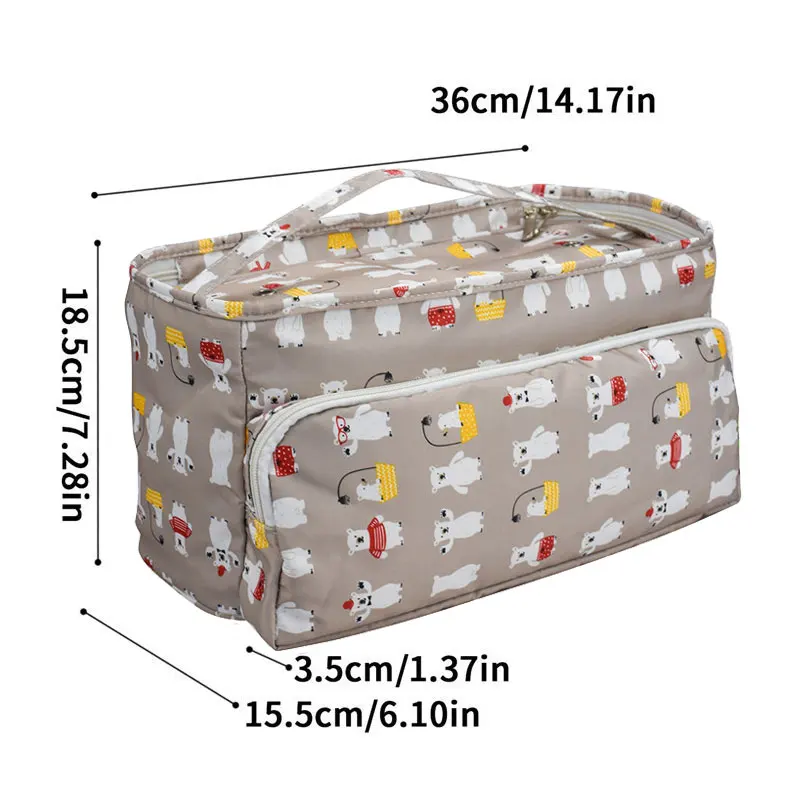 Billig Looen Leere Quadratischen Speicher Tasche 6 Arten Garn Stricken Tasche Für DIY Nadel Kunst Handwerk Halter Tote Organizer Lagerung Häkeln tasche