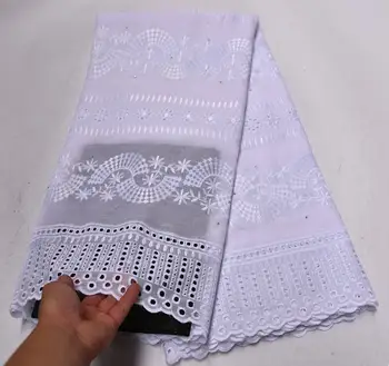 

Dry 100% Soft Cotton Voile Lace Swiss Lace Latest 2018 High Quality Swiss Voile Lace in Switzerland For Wedding Dress RF-963