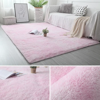 

Modern Nordic Tie-dye Gradient Carpets Bedroom Living Room Decor Rectangular Carpet Variegated Soft Area Carpet Rug Mat Non-slip