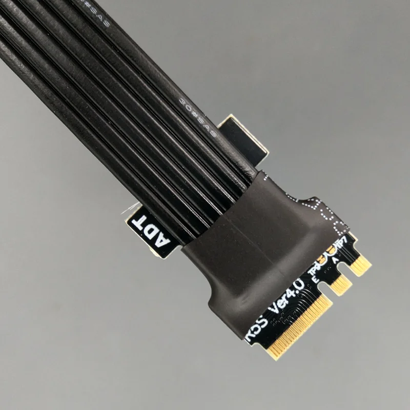 Nvme Ssd para M.2 Wifi Interface da Placa-mãe Através do Cabo de Extensão Pcie4.0x1 Gen4 16g Bps Gen4 M.2 - Imagem 6