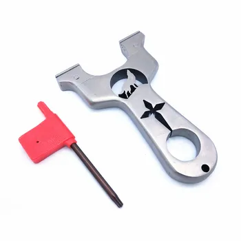 

New style outdoor precision shooting high-power slingshot high-quality hunting and shooting fish slingshot with rubber band