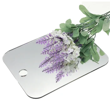 

Acrylic Anti Fog Shower Mirror Bathroom Fogless Fog Free Mirror Washroom Travel For Man Shaving Mirror Mirrors Makeup 17x13cm