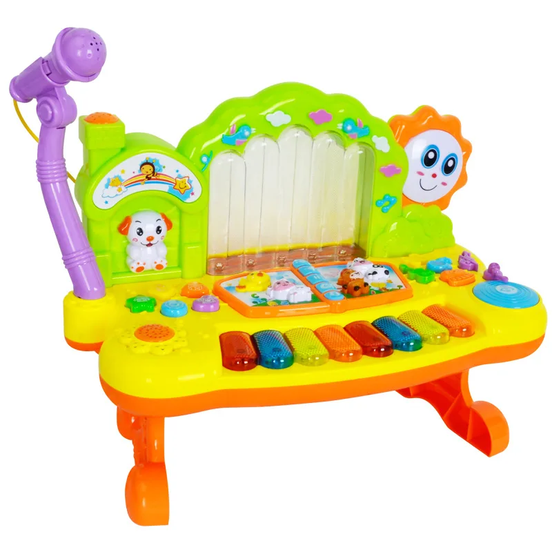 

Music Water Spouting Children Multi-functional Electronic Keyboard Early Childhood Educational Musical Instrument Toys with Micr