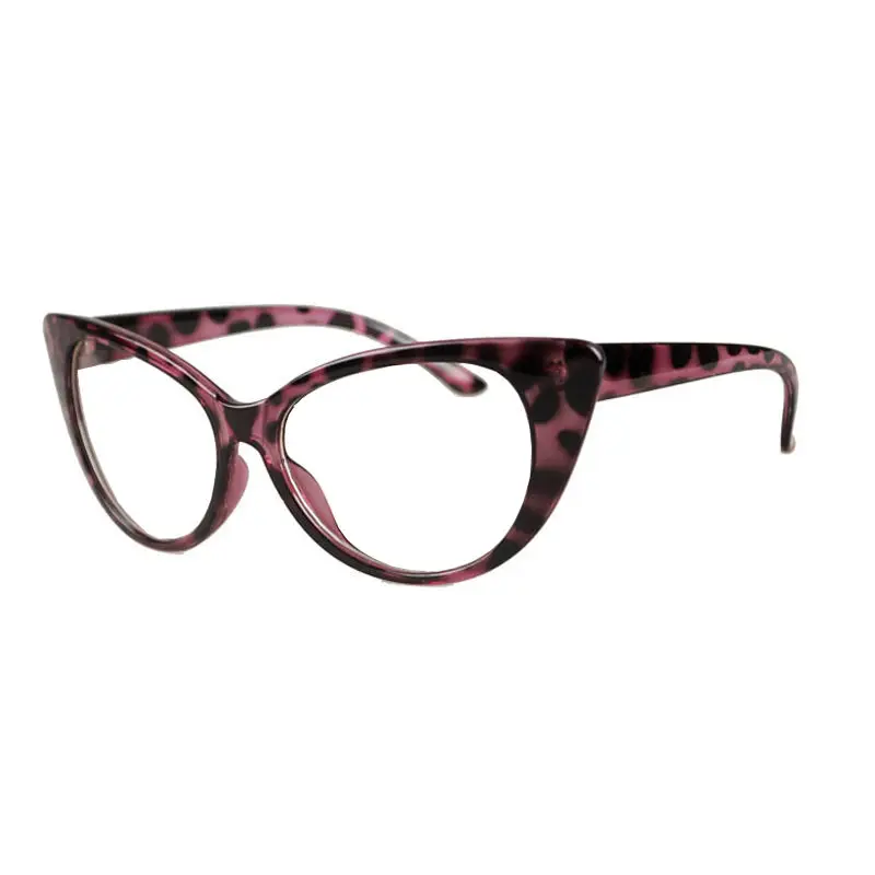 Seemfly оправа для очков в стиле кошачьи глаза ретро модные мужские женские прозрачные линзы очки винтажные сексуальные оптические очки кошачий глаз женские очки - Цвет оправы: 10
