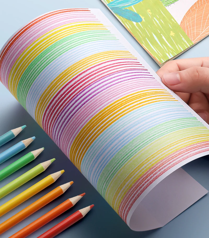 Brutfuner Lot de 120 crayons de couleur carrés pour livres de coloriage  pour adultes, étudiants ou enfants : : Fournitures de bureau
