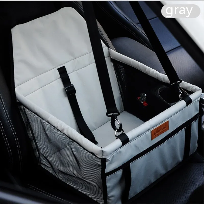 Серый Doppio Spessore Accessori Da Viaggio Maglia Appendere Sacchetti piegevole Forniture Per Animali Da Compagnia Cane Impermeabile - Цвет: Серый