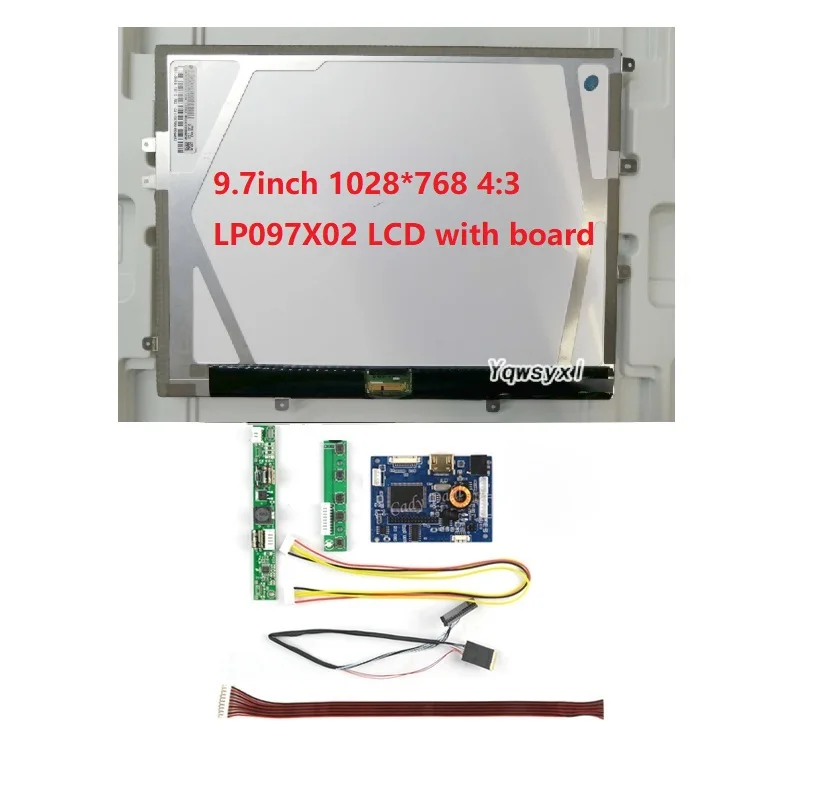 controlador lp097x02 LTN097XL01-A01 monitor placa motorista hd vga 2av para raspberry pi