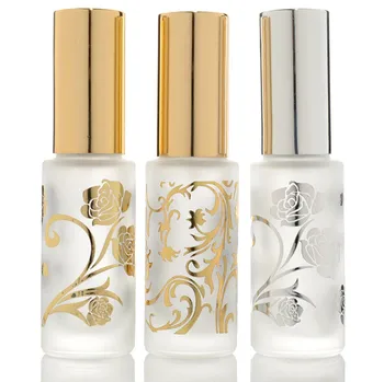 

100pcs 15ml Bronzing glass separate bottle empty bottle Portable perfume bottle and sand spray bottle