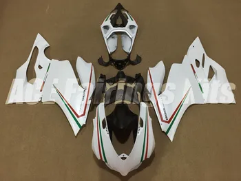 

New ABS Injection Mold Body set Fairing For Ducati 899 1199 Panigale 2012 2013 2014 Motorcycle Full Fairings Kit White