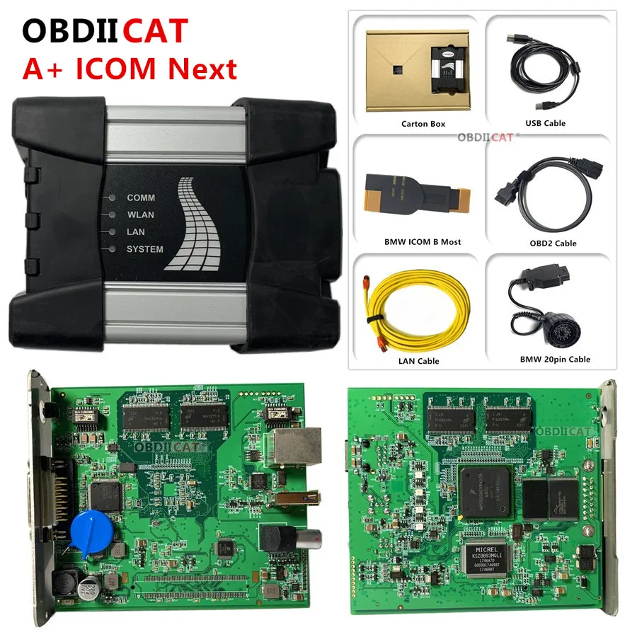 Новейший icom NEXT полный набор WIFI A2 A + B C Профессиональный OBD2 Диагностический и