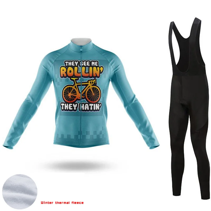 SPTGRVO Lairschdan pro зимний мужской комплект для велоспорта, полный комплект для велоспорта, женский спортивный комплект, велосипедное платье, mtb костюмы, Термоодежда для женщин - Цвет: Серебристый