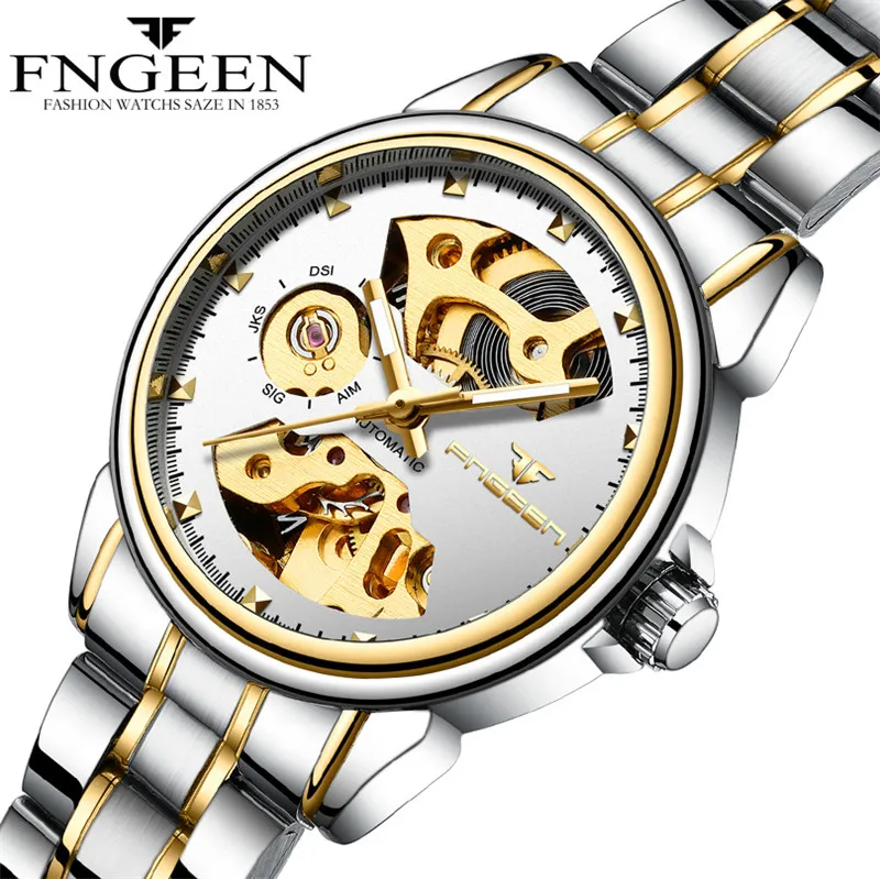 Women Automatic Mechanical Watches Luxury 2020 Fashion Ladies Wristwatches Stainless Steel Strap Female Watch Gift Clock Hour 