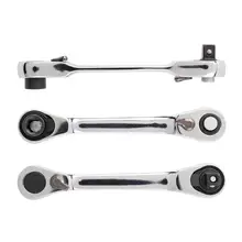 1pcs 1/4 Inch Mini Ratchet Wrench Double-Ended Torque Universal Ratchet Wrench Spanner Batch Head Handle Small Fly Socket Wrench