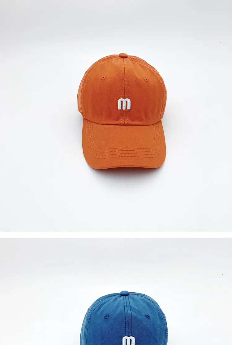Korean Alphabet Baseball Cap Female Outdoor Sunscreen Cap Couples Student Duck Tongue Cap Tidal Sunshade Cap