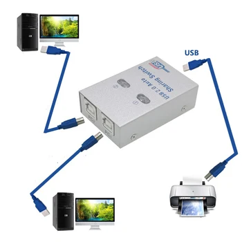 

USB HUB usb Auto Sharing Switch For 2/4 Computer sharing Printer Supports 2/4 computers to share 1 USB device