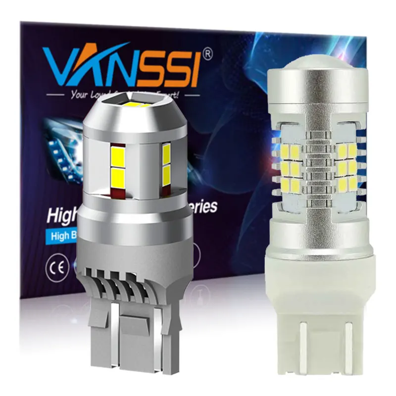 7443 Led-Bulb Car-Light T20 Granta Kalina Lada Vesta Front White Red Yellow W21/5W VANSSI