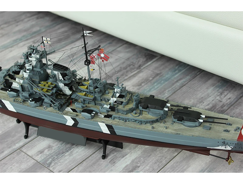 Trumpeter Meng Flyhawk 1/700 Вторая мировая война немецкий KM Бисмарк боевой корабль ВМС