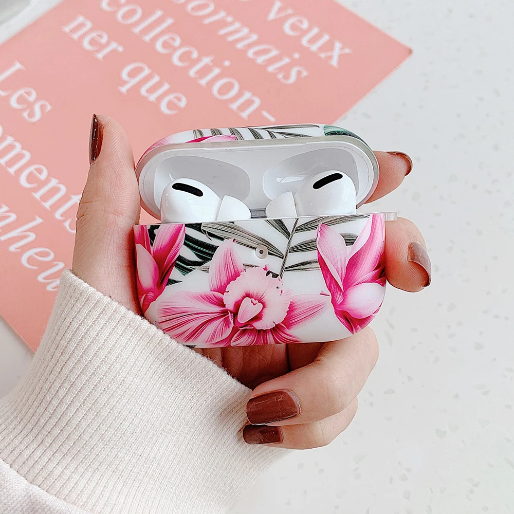 Чехол для наушников в стиле ретро с цветочным узором Apple Airpods 2 1 3 чехол Bluetooth