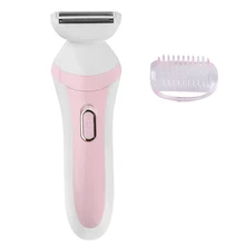 Портативный беспроводной бикини на батарейках подмышек домашний эпилятор электрический триммер для женщин Путешествия безболезненный депилятор бритва