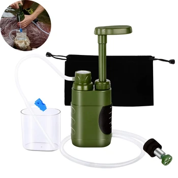 

Outdoor Water Purifier Set Straw Water Filtration System Water Filter Hiking Emergency Tools Outdoor Camping Equipment