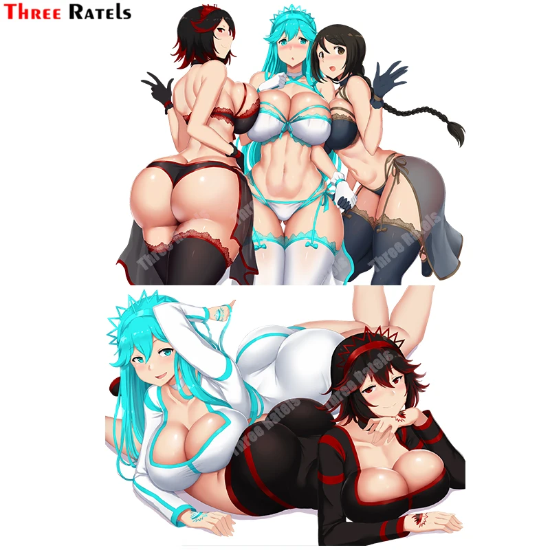 

Автомобильная 3D наклейка Three Ratels B752 отклоила и Goddyia, наклейки на автомобиль, персонализированная антицарапающаяся пленка, виниловая Водонепроницаемая защищенная