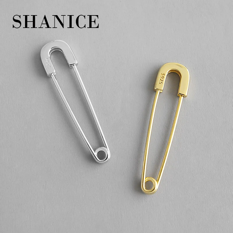 SHANICE 925 пробы серебряные Инс морозный темперамент булавка ухо манжеты клип на серьги для женщин девушка без серьги в стиле пирсинга ювелирные изделия