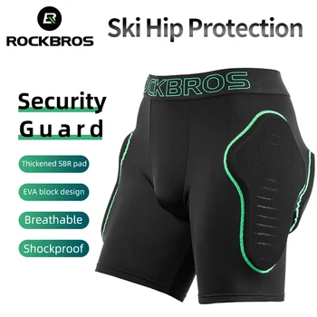 

ROCKBROS Snowboard Padded Short Protection Breathable wicking Soft Sport Cycling Skiing SBR Shock Absorption Protection Shorts