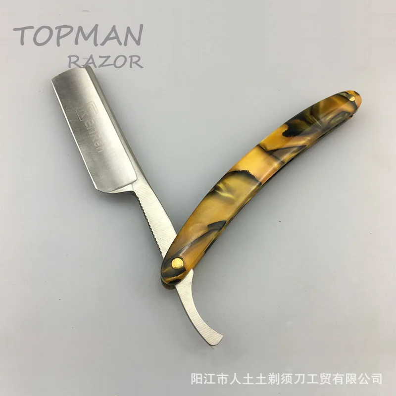 Vintage Manual Razor Shaving Knife Hairdressing Scraper Haircut Razor Haircut Knife Shaving Sweat Knife Razor G1106