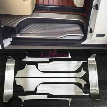 

Stainless Steel Door Sill Bumper Plate Kit Welcome Pedals Scuff Car Styling For Toyota Alphard 30 2016-2019 Accessories