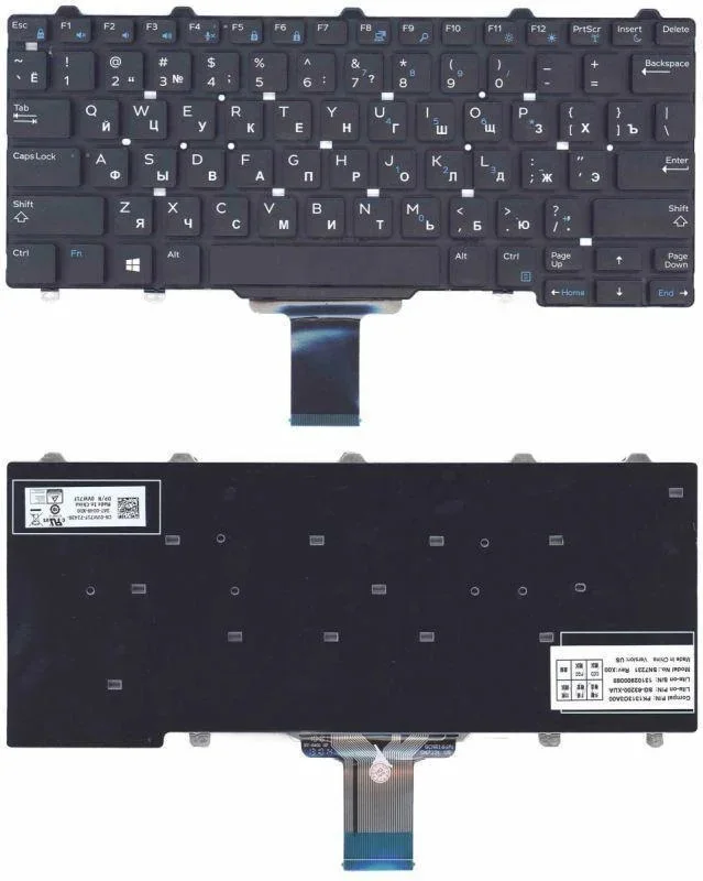 Клавиатура для ноутбука Dell Latitude E5250 E7250 E7270 E7350 черная | Компьютеры и офис