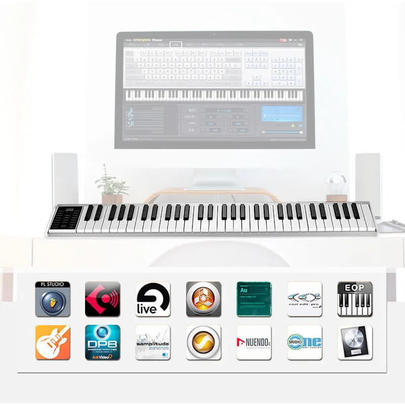 61 Keys Electrical Piano Professional Electric Piano Electronic Organ