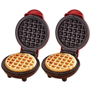 

Electric Waffles Maker Fried Egg Cake Oven Pan Breakfast Waffle Machine