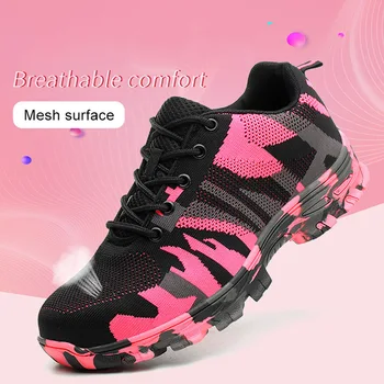 

Women Athletic Running Shoes Outdoor Hiking Breathable Knit Sports Shoes Casual Walking Sneaker H7JP